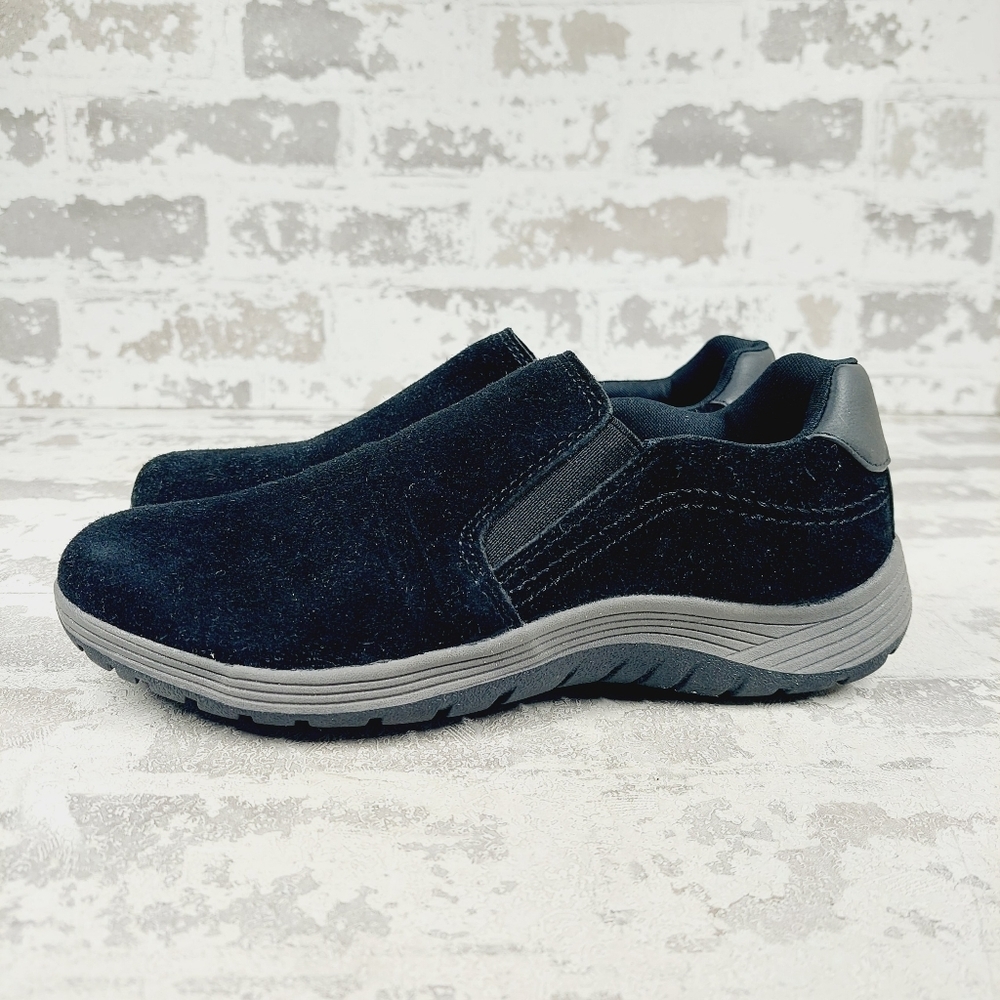 New Easy Spirit Hester Black Suede Casual Shoes i661